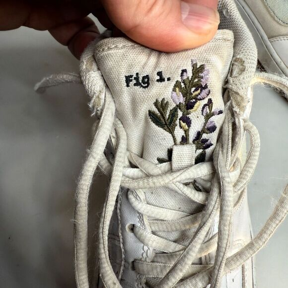 Nike Air Force 1 Indigo DA3093-100 White Blue Tan Speckled Sole Size 6 Youth GUC - Picture 16 of 16